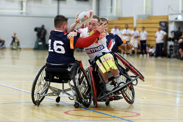 England beat France in a recent wheelchair international. (Picture: SWPix.com)