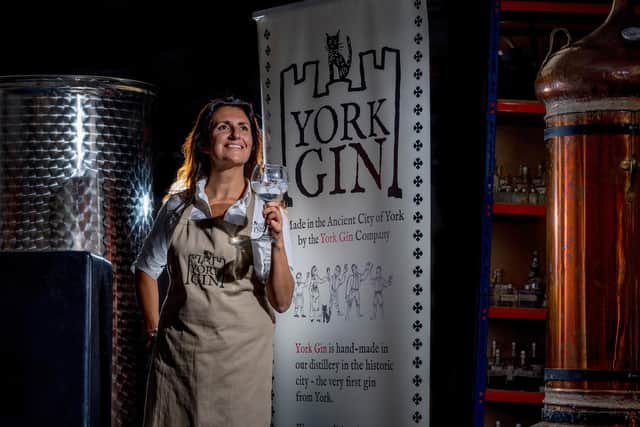Emma Godivala, a director at York Gin, which suffered a break-in last weekend, pictured three years ago.