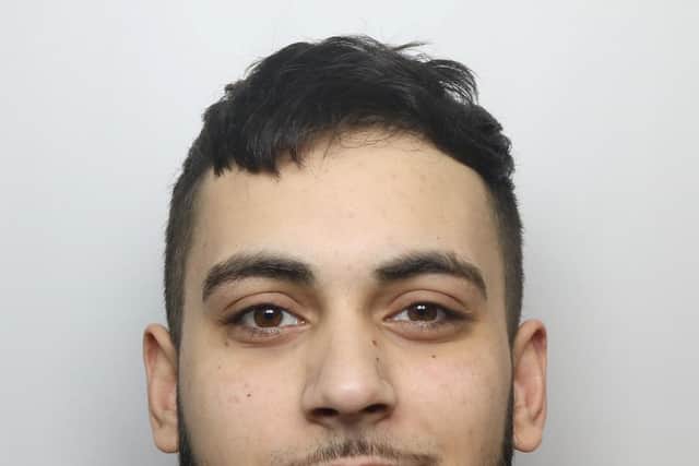 Tabish Khan, 23, has been jailed for 27 months