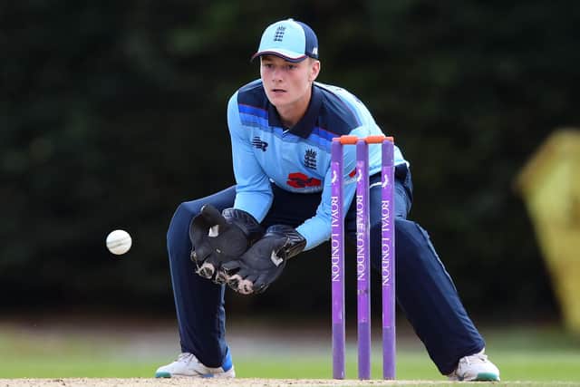 RECORD-BREAKER: Yorkshire's Finlay Bean - pictured in action during an Under 19 Tri-Series match between England U19 and India U19 in 2019. Picture: Mike Hewitt/Getty Images