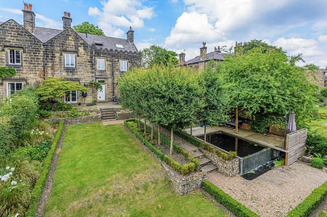 The house on Monk Bridge Road has a large, beautifully landscaped garden at the rear