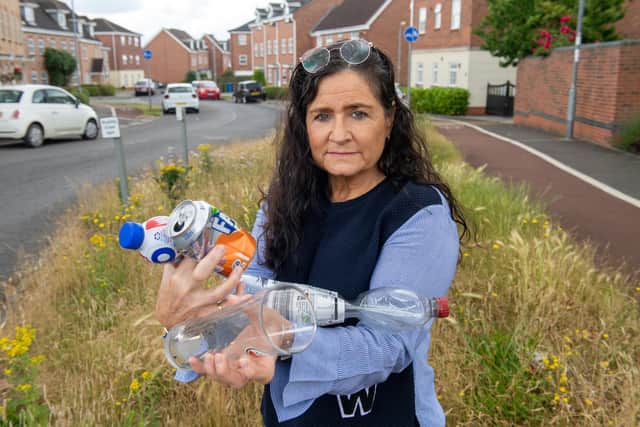 Residents on a housing estate in Brough say they are fed up with potholes, weeds etc on their estate when they are paying whacking sums of council tax. 
East Riding Council hasn't adopted the roads because of an outstanding objection from Yorkshire Water. Picture: Bruce Rollinson