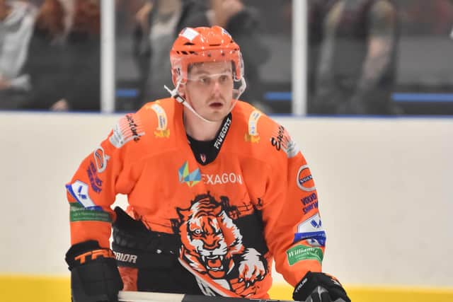 Ross Connolly joins Hull Seawhwaks after a season at league champions Telford Tigers. Picture courtesy of Steve Brodie.