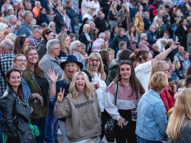 The series of concerts continues tonight with Paul Weller's show. Photos by Cuffe and Taylor/The Piece Hall Trust