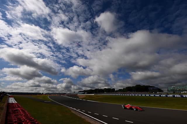 Sarah Moore of Great Britain and Scuderia W (26) drives on track during practice ahead of W Series Round 3 at Silverstone on July 01, 2022 in Northampton, England. (Picture: Clive Mason/Getty Images)
