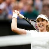 Great Britain's Katie Boulter has enjoyed her at Wimbledon. Picture: PA.