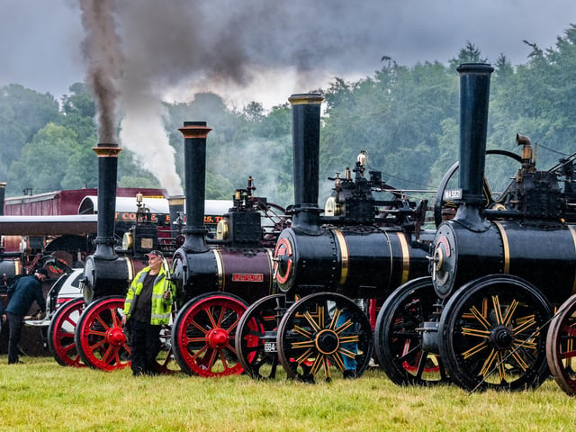 The annual steam and vintage gala at Duncombe Park.
Pictures James Hardisty.