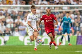 HOME-GROWN TALENT: Leeds-born Kalvin Phillips in action against Liverpool