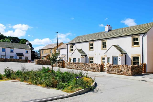 One of the affordable housing developments at West Witton in Richmondshire.