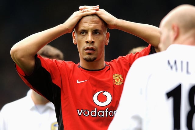 The defender's move from Elland Road to Manchester United in the summer of 2002 was a world record fee for a defender at the time and made Ferdinand the most expensive British player.