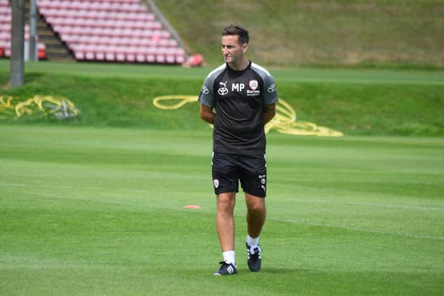 NEW FACE: Barnsley assistant coach Martin Paterson in training