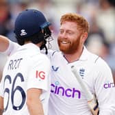 Untouchable: Yorkshire pairing of Joe Root, left, and Jonny Bairstow, right, produced abother fearless display of batting to help England surge to victory against India at Edgbaston in the final match of a series which began last summer. (Picture: David Davies/PA)