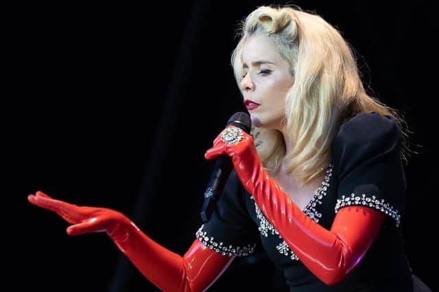 Paloma Faith playing at The Piece Hall in Halifax. Picture: Neil Chapman