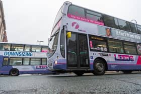 Buses in Leeds. Picture: James Hardisty.
