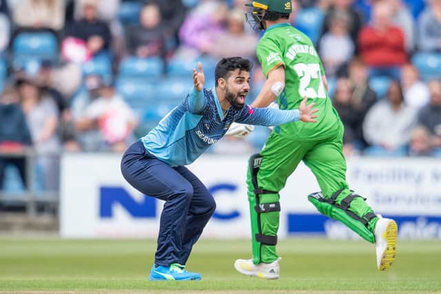 Yorkshire Vikings' Shadab Khan could prove a match-winner at in the T20 Blast quarter-final against Surrey at the Kia Oval on Wednesday night. Picture by Allan McKenzie/SWpix.com