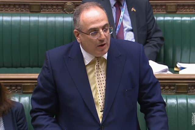 Cabinet Office Minister Michael Ellis responds to an urgent question in the House of Commons