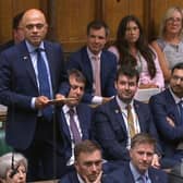 Former health secretary Sajid Javid delivers a personal statement to the House of Commons, Westminster, following his resignation from the cabinet on Tuesday.