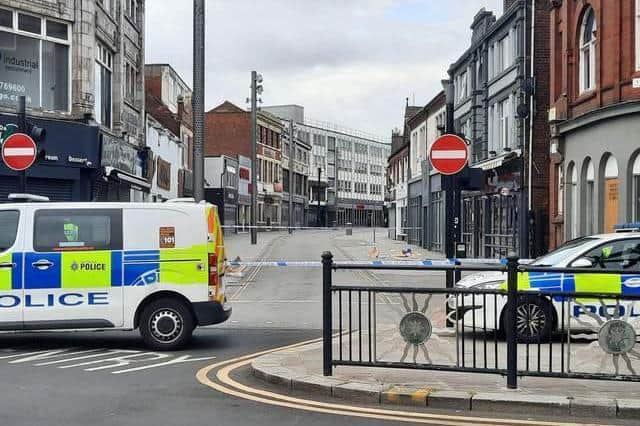 Silver Street has been cordoned off by police this morning following an unknown incident at around 4am.