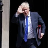 Prime Minister Boris Johnson departs 10 Downing Street, Westminster, London, to attend Prime Minister's Questions at the Houses of Parliament.