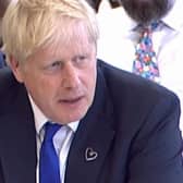Prime Minister Boris Johnson appearing in front of the Liaison Committee in the House of Commons on Wednesday (July 6)