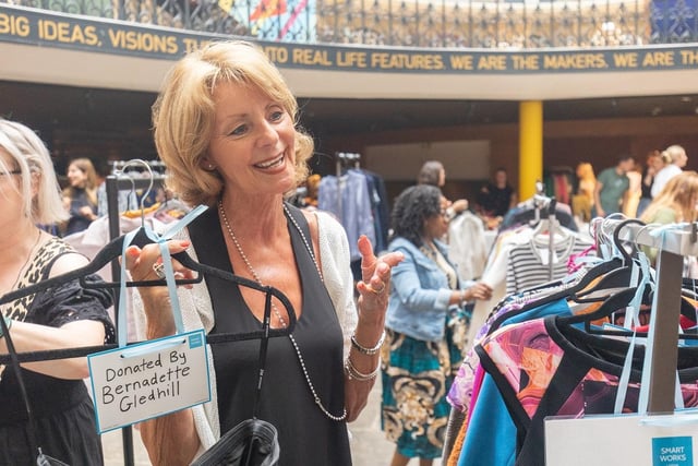 Model and model agent Bernadette Gledhill attended as a VIP guest (and shopper).