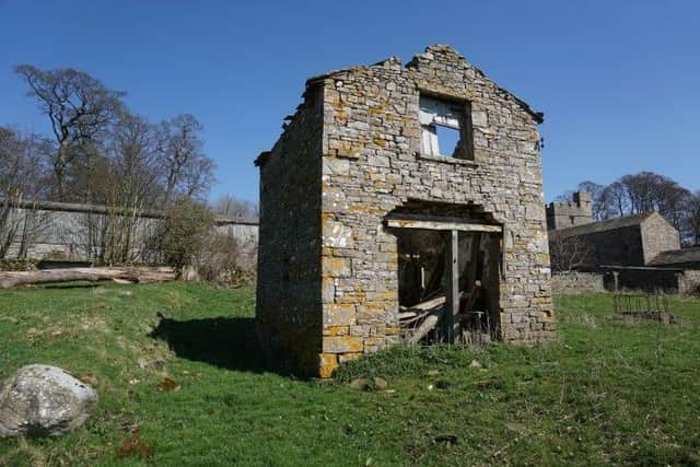 The Butching Garth, a 19th-century slaughterhouse on the Nappa Hall estate, was derelict in 2018