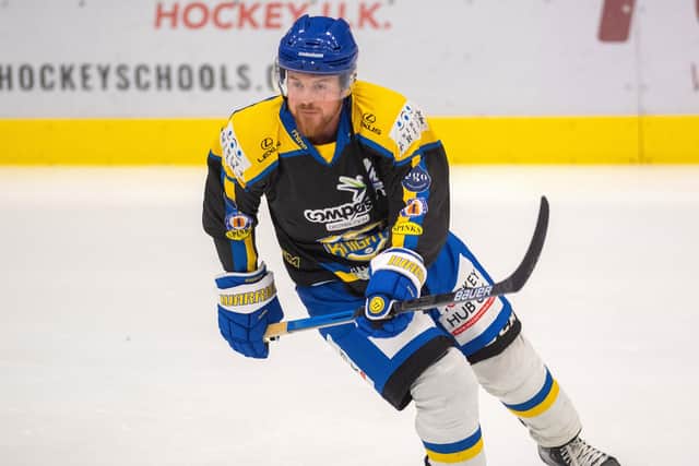 Hull Seahawks player-coach Matty Davies believes defenceman Tom Stubley has plenty to offer at both ends of the ice next season Picture: Bruce Rollinson