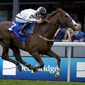Well prepared: Connor Beasley riding David and Nicola Barron's John Smith's Cup hopeful Baryshnikov to win The Deepbridge Handicap at Chester Racecourse in May. (Photo by Alan Crowhurst/Getty Images)