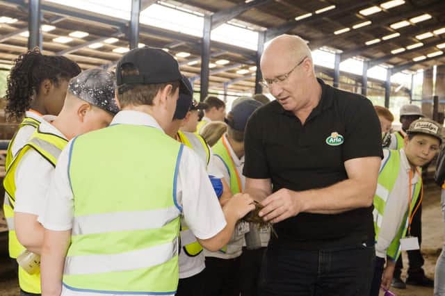 The visit is the first in Arla's partnership with charity Magic Breakfast