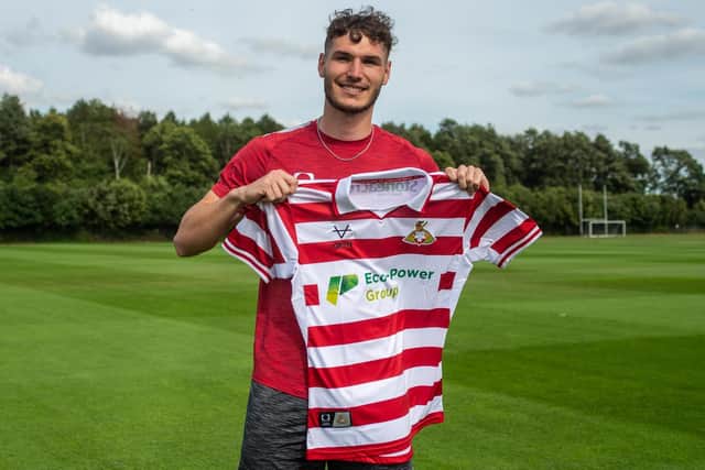 NEW FACE: Josh Andrews has joined Doncaster Rovers on a season-long loan