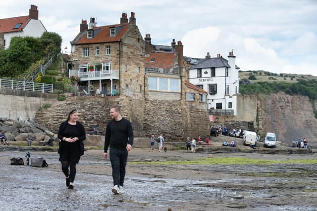 Sam Asher and Sian Jones, who run Baytown Holiday Cottages in Robin Hoods Bay.