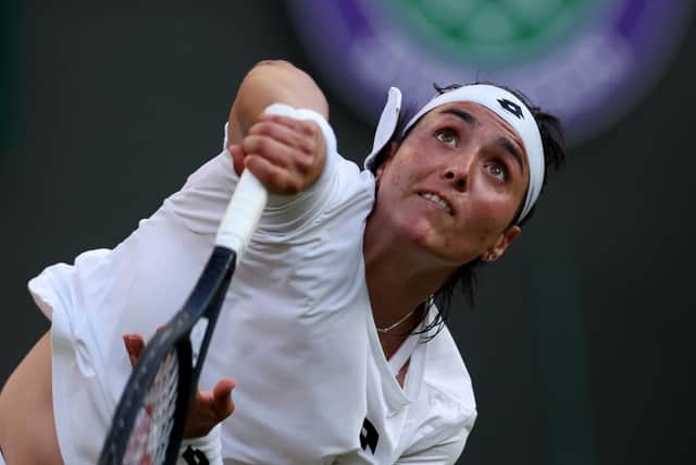 Tunisia's Ons Jabeur is hoping to win her maiden grand final. (Photo by Clive Brunskill/Getty Images)