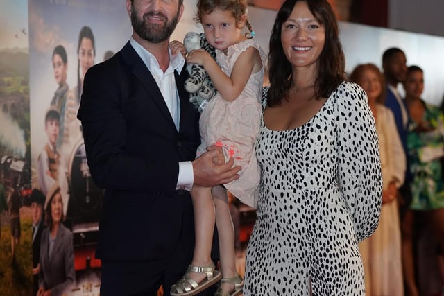 Director Morgan Matthews and his family at the event