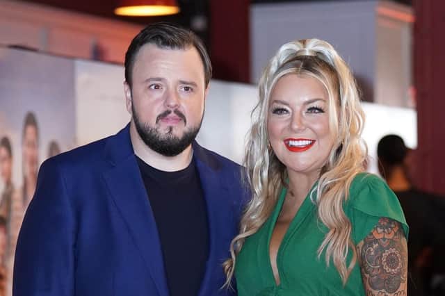 John Bradley and Sheridan Smith at the event
