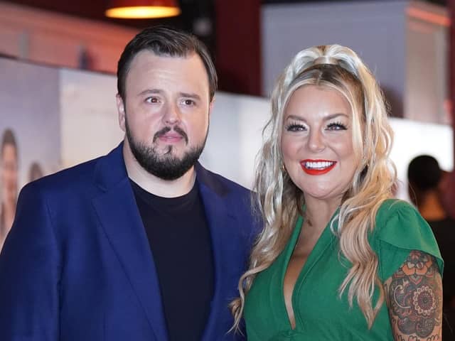 John Bradley and Sheridan Smith at the event