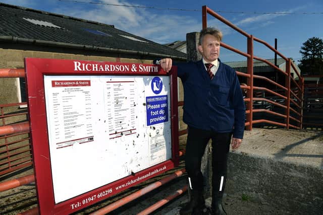 Robert Smith, an auctioneer for Richardson and Smith in Whitby, said there is less demand locally for buying young livestock pointing to a bleak outlook for farming in Yorkshire.