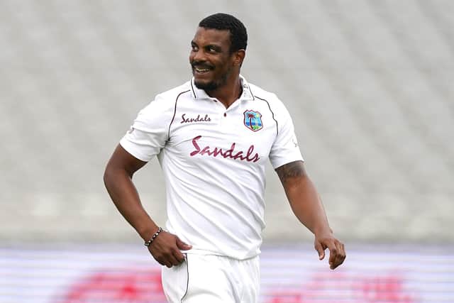 West Indies' Shannon Gabriel will debut for Yorkshire today. Picture: PA