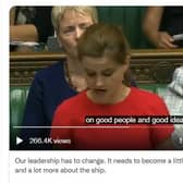 Penny Mordaunt's campaign video used publicly-available Parliamentary footage of Jo Cox speaking in the Commons