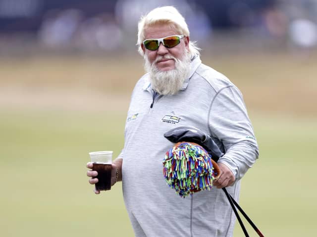 USA's John Daly, the 1995 champion, on the 1st fairway during practice day three of The Open at the Old Course, St Andrews. (Picture: PA)