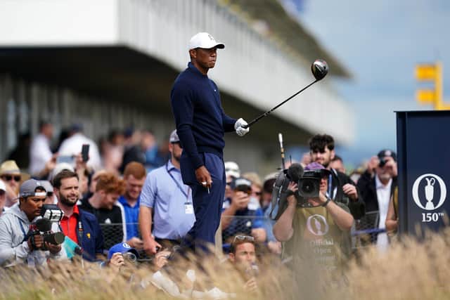 USA's Tiger Woods during practice day three of The Open at the Old Course, St Andrews. (Picture: David Davies/PA Wire)