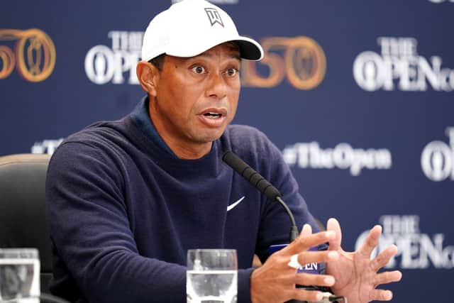 Tiger Woods: The three-time Open champion ahead of his return to St Andrews. (Picture: PA)