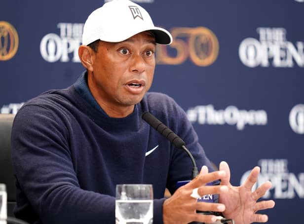 Tiger Woods: The three-time Open champion ahead of his return to St Andrews. (Picture: PA)