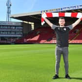Big ambitions: New Barnsley signing Nicky Cadden at his unveiling as a Reds player. Picture: Barnsley FC