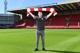 Big ambitions: New Barnsley signing Nicky Cadden at his unveiling as a Reds player. Picture: Barnsley FC