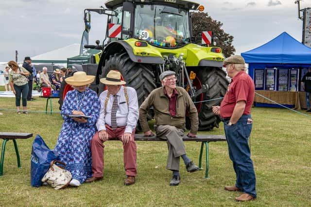 Visitors take a break during day one of The Great Yorkshire Show.