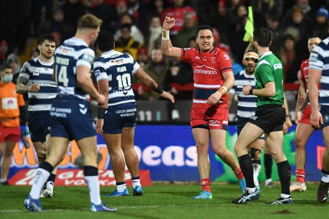Hull KR were well beaten by Wigan Warriors in round one. (Picture: SWPix.com)