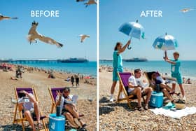 The 'Chipwatch' teams aim to deter seagulls from stealing chips