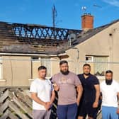 The brave dads who rescued three people from a fire in Ovenden - Abdul Jangier, Mohammed Amir, Mohammed Zia and Ajmal Aziz