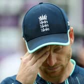England's Jos Buttler reacts after the first one day international match at the Kia Oval, London. (Picture: PA)
