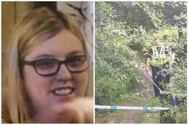 Abi was reported missing from her home in Castleford, West Yorkshire over the weekend, and a body was found in the search to find her in undergrowth off Southmoor Road, near Brierley, Barnsley on Sunday.